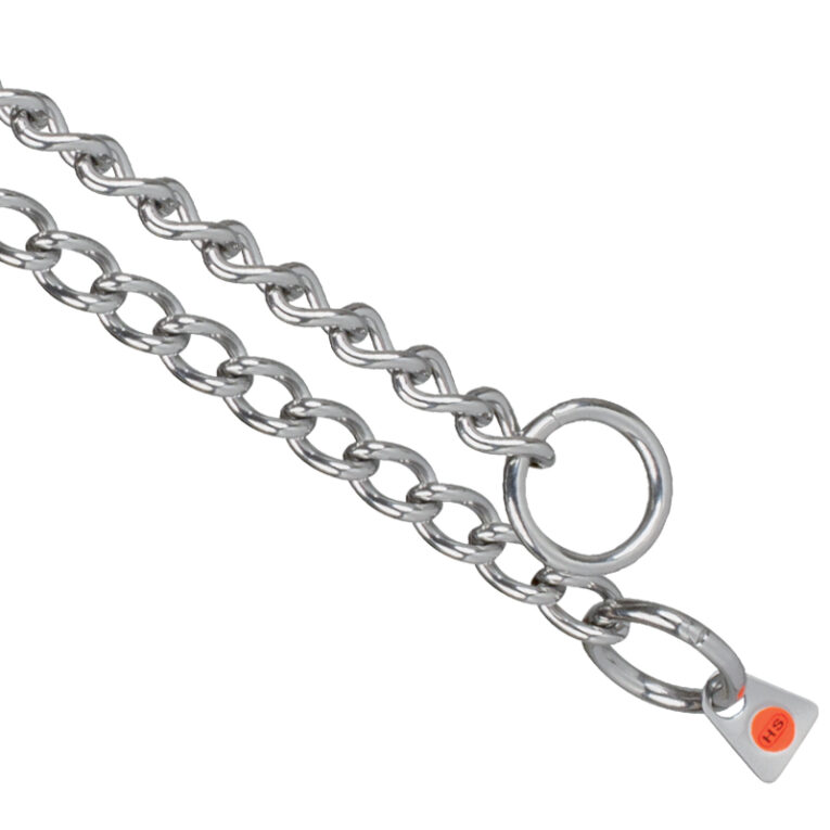 HS obojek, NEREZ, krátký článek, Ø 2,5 mm, max. 40 kg